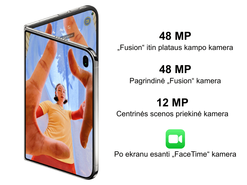 Pagrindinės kameros iPhone Duo